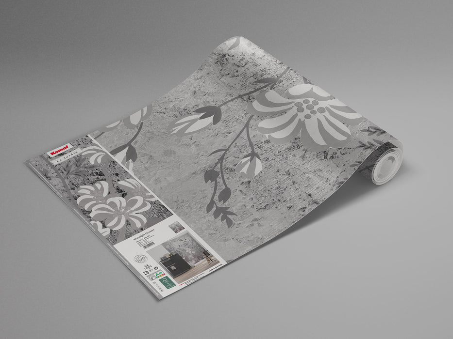Digitaldruck Vlies Fototapete | Moonlight Flowers | 200 x 250 cm