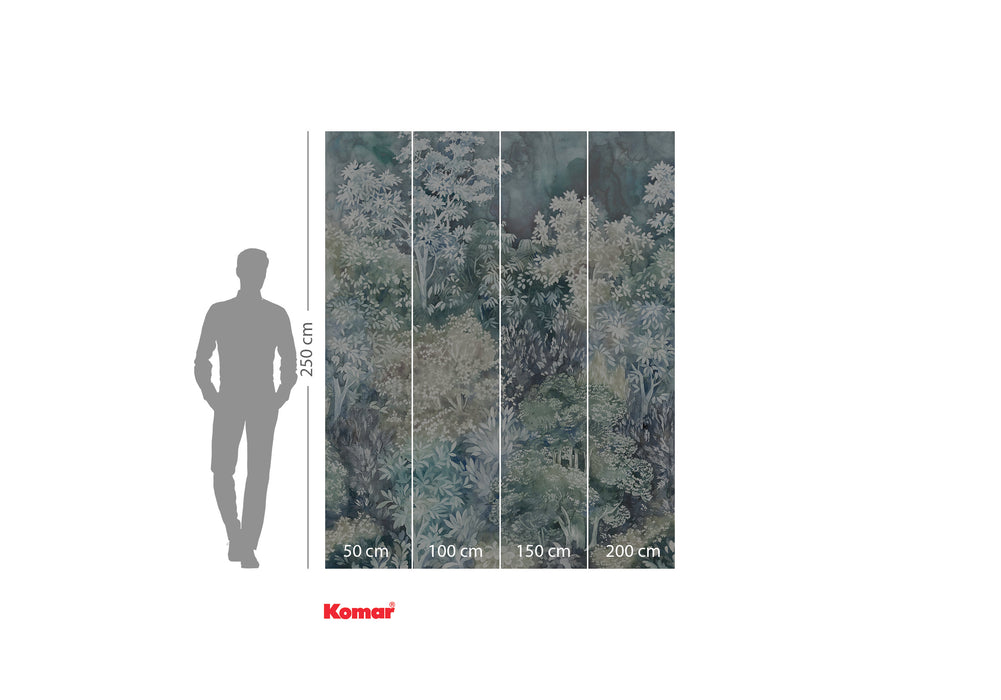 Digitaldruck Vlies Fototapete | Forêt Enchantée | 200 x 250 cm