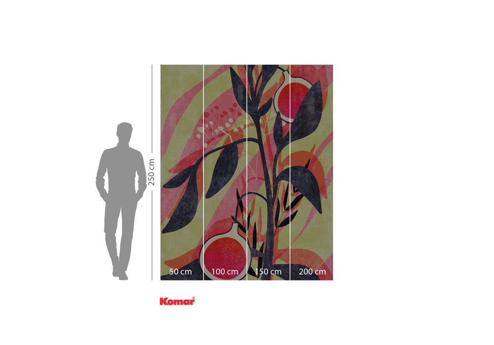 Digitaldruck Vlies Fototapete | Bonbons aux Fruits | 200 x 250 cm