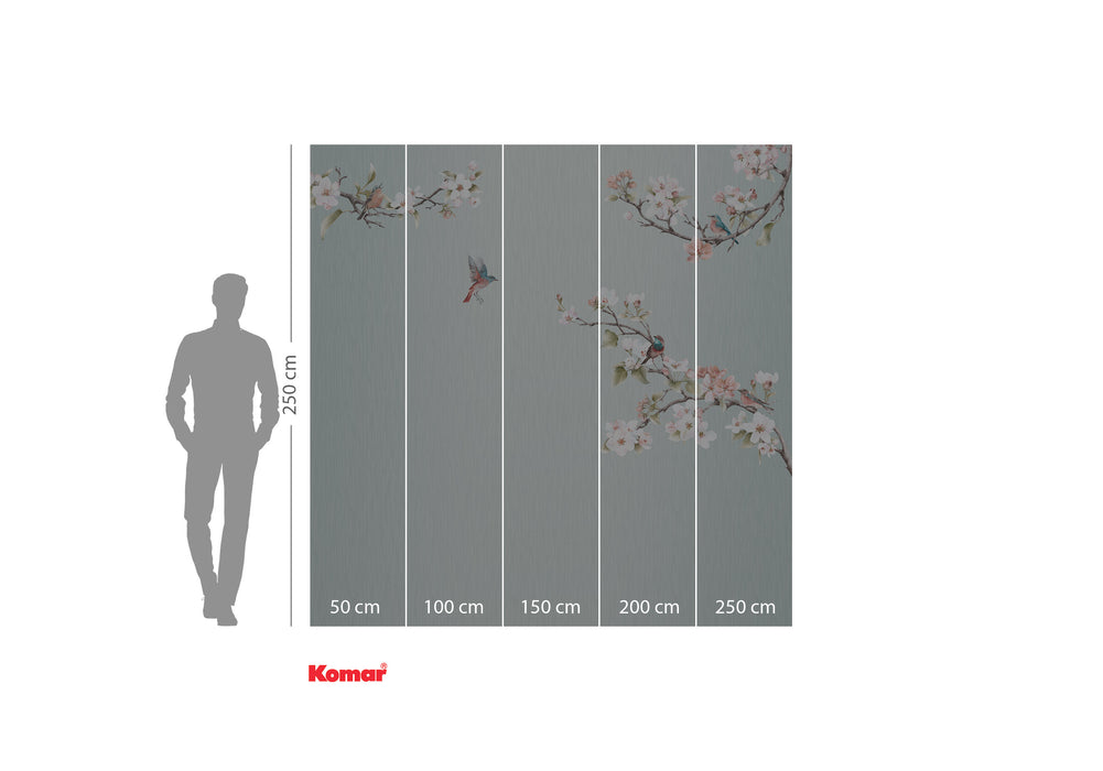 Digitaldruck Vlies Fototapete | Apple Bloom | 250 x 250 cm