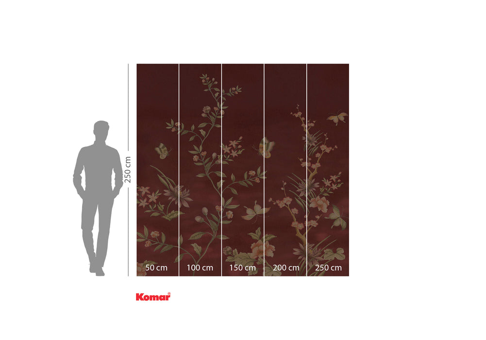 Digitaldruck Vlies Fototapete | Chinoiserie | 250 x 250 cm