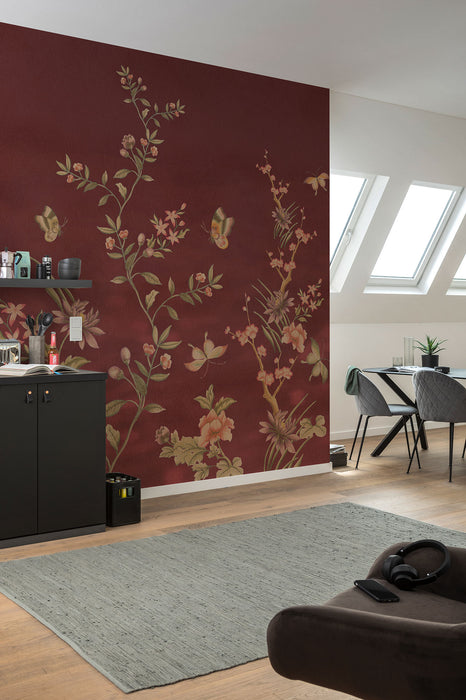 Digitaldruck Vlies Fototapete | Chinoiserie | 250 x 250 cm