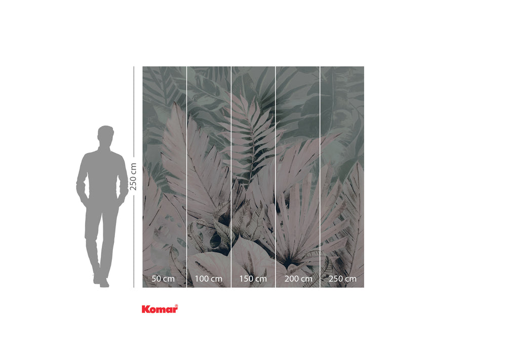 Digitaldruck Vlies Fototapete | Palmiers Tropicaux | 250 x 250 cm