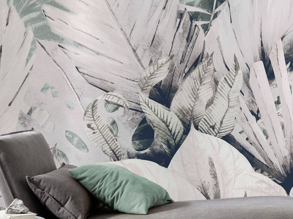 Digitaldruck Vlies Fototapete | Palmiers Tropicaux | 250 x 250 cm