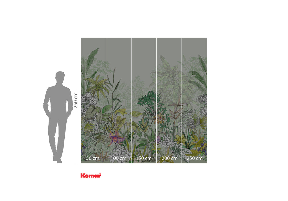 Digitaldruck Vlies Fototapete | Hortus | 250 x 250 cm