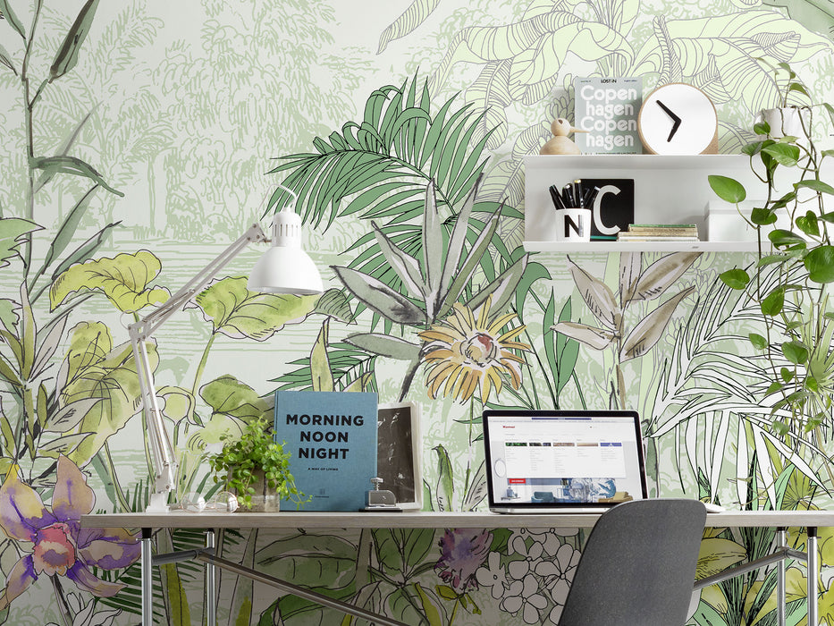 Digitaldruck Vlies Fototapete | Hortus | 250 x 250 cm