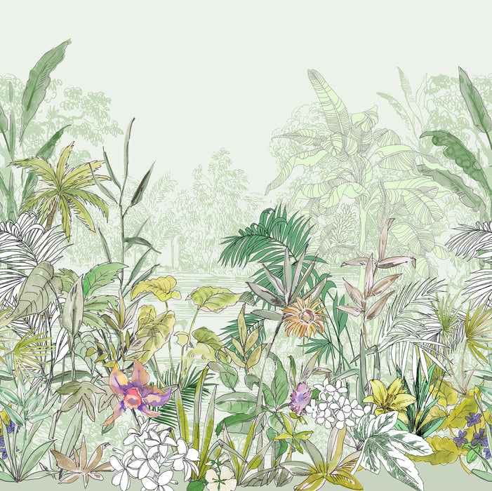 Digitaldruck Vlies Fototapete | Hortus | 250 x 250 cm