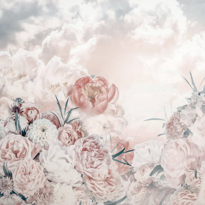 Digitaldruck Vlies Fototapete | Blossom Clouds | 250 x 250 cm