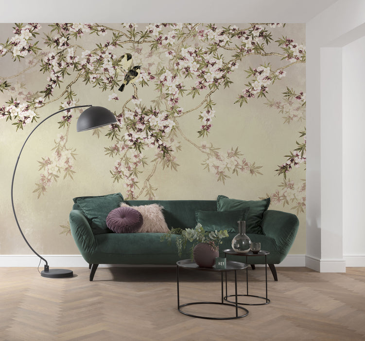 Digitaldruck Vlies Fototapete | Love Birds | 300 x 250 cm