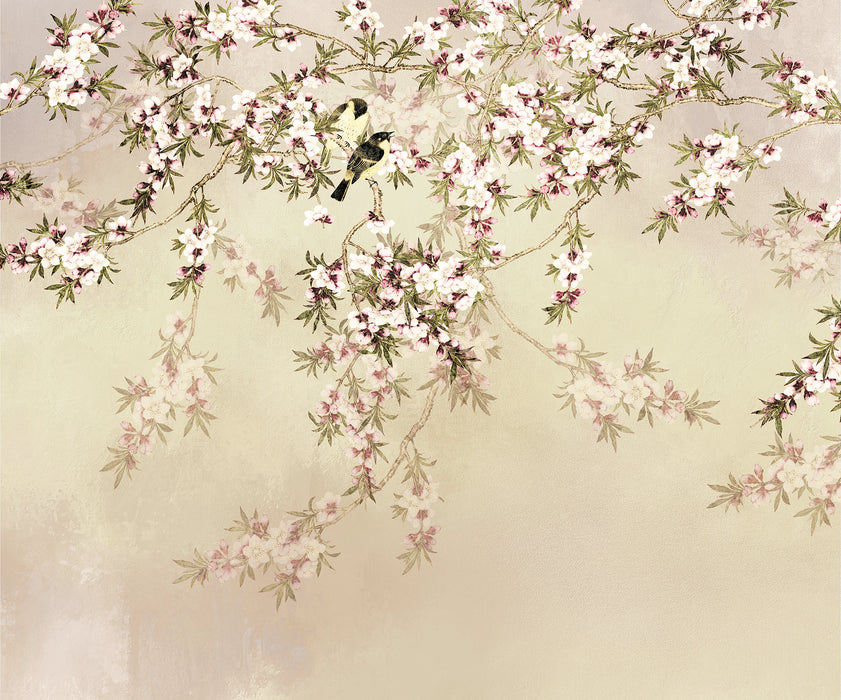 Digitaldruck Vlies Fototapete | Love Birds | 300 x 250 cm