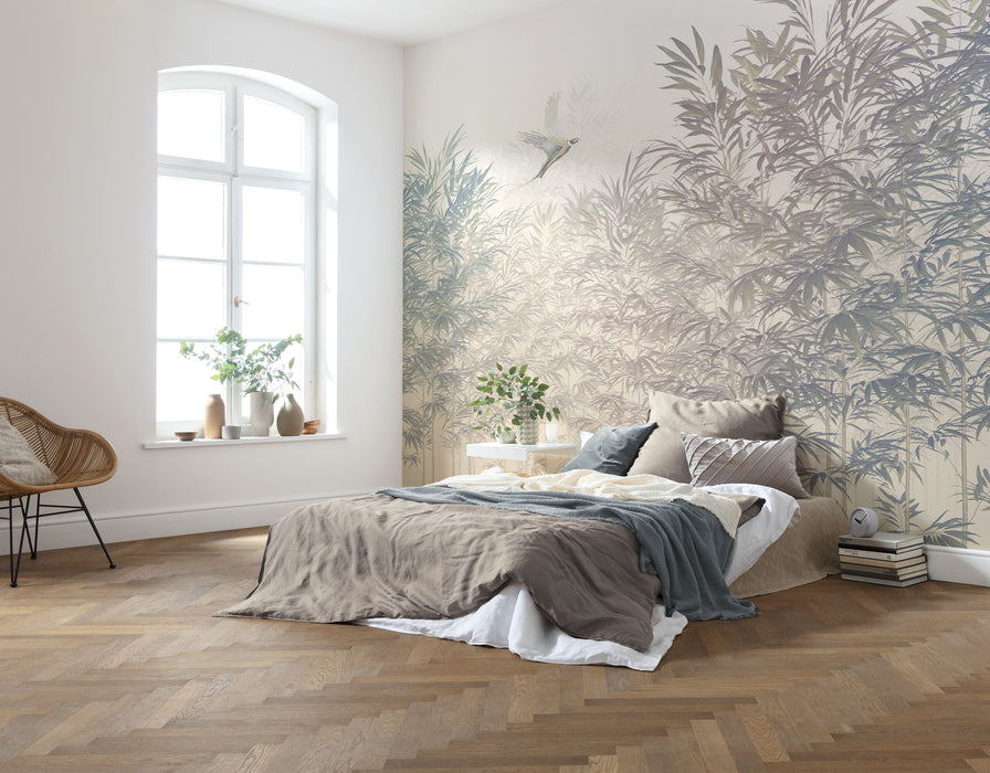 Digitaldruck Vlies Fototapete | Bamboo Paradise | 300 x 250 cm
