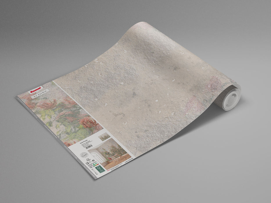 Digitaldruck Vlies Fototapete | Wall Roses | 300 x 250 cm