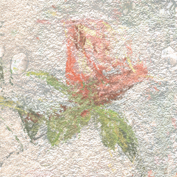 Digitaldruck Vlies Fototapete | Wall Roses | 300 x 250 cm