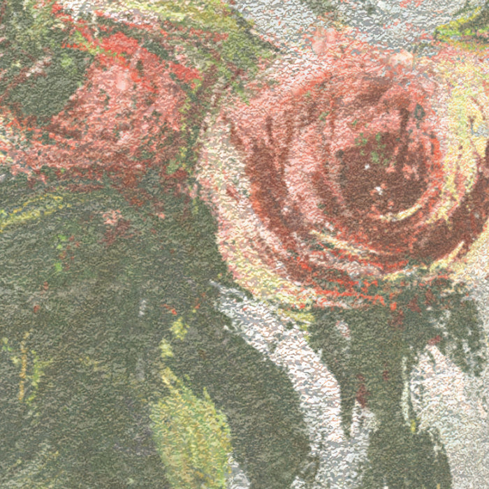 Digitaldruck Vlies Fototapete | Wall Roses | 300 x 250 cm