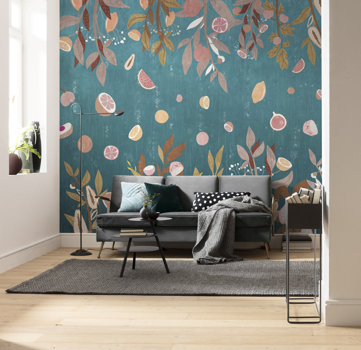 Digitaldruck Vlies Fototapete | Rêve de Fruits | 350 x 250 cm