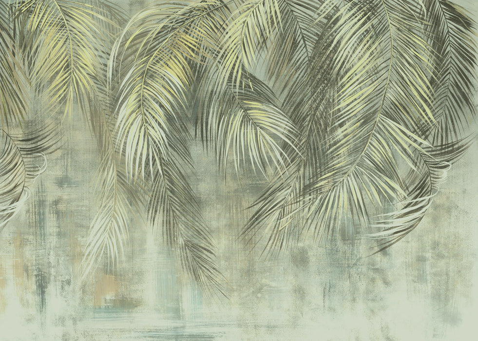 Digitaldruck Vlies Fototapete | Palm Fronds | 350 x 250 cm