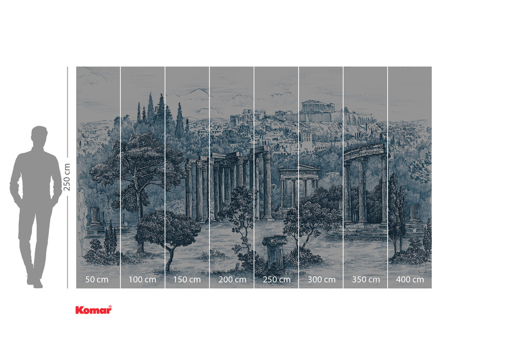 Digitaldruck Vlies Fototapete | Ruins | 400 x 250 cm