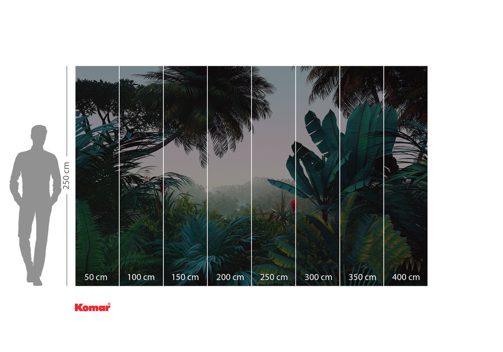 Digitaldruck Vlies Fototapete | Jungle Morning | 400 x 250 cm
