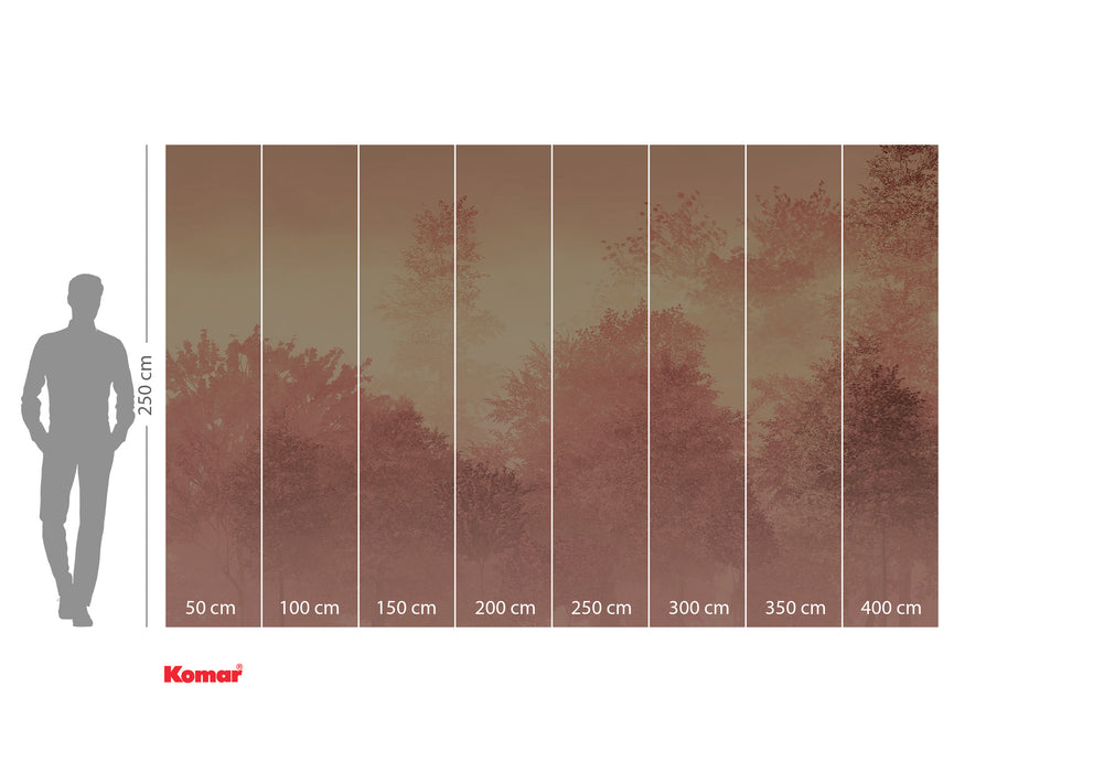 Digitaldruck Vlies Fototapete | Heartwood | 400 x 250 cm