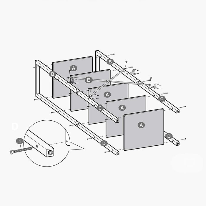 AUSLAUF VASAGLE | Bookcase, Bookshelf 5 Tier, Standing Display Storage Rack with Steel Frame, for Living Room, Office, Study, Hallway, Industrial Style, rustikal braun und Black LLS100B01