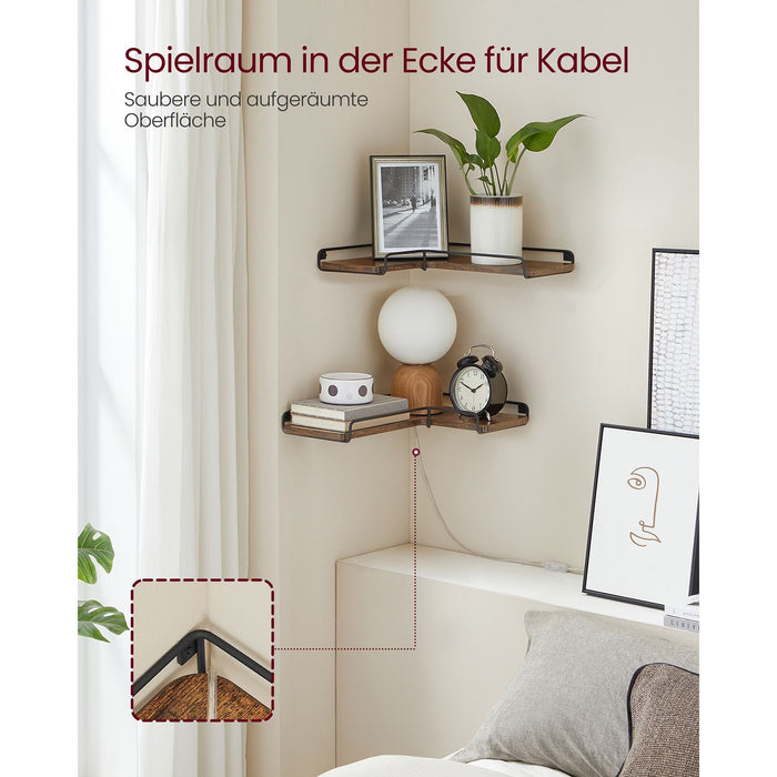 AUSLAUF VASAGLE | L- shaped Corner shelf LLS831B01