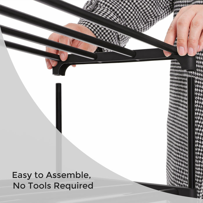 AUSLAUF SONGMICS | 3-Shelf Shoe Rack, Metal Shoe Storage Organiser, Easy to Assemble, 12 to 15 Pairs Shoes, Stackable Shoe Shelf for Closet, Entryway, Black LSA303B02