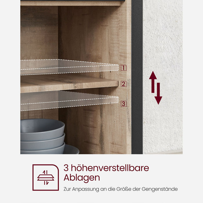AUSLAUF VASAGLE | Dining Sideboard, Kitchen Cupboard, Storage Cabinet,108.5x43.5x20cm,LSC092B50