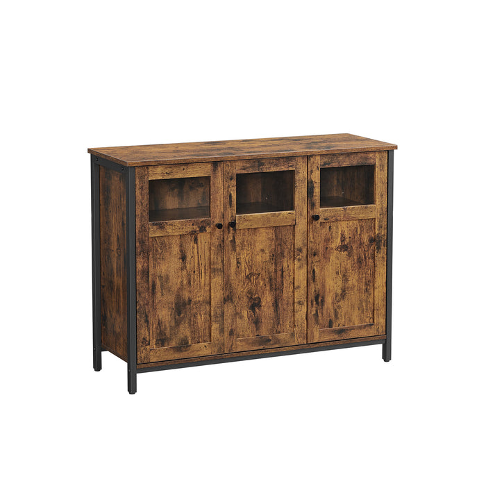 NEU | VASAGLE | Sideboard vintagebraun-schwarz