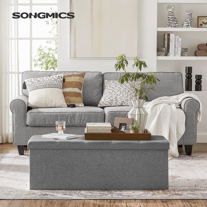 NEU | SONGMICS | Sitzbank mit Stauraum, 38 x 110 x 38 cm, Sitztruhe