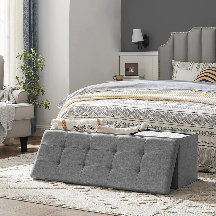 NEU | SONGMICS | Sitzbank mit Stauraum, 38 x 110 x 38 cm, Sitztruhe