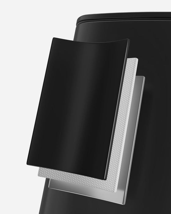 SONGMICS | Mülleimer 30 Liter aus Stahl tintenschwarz