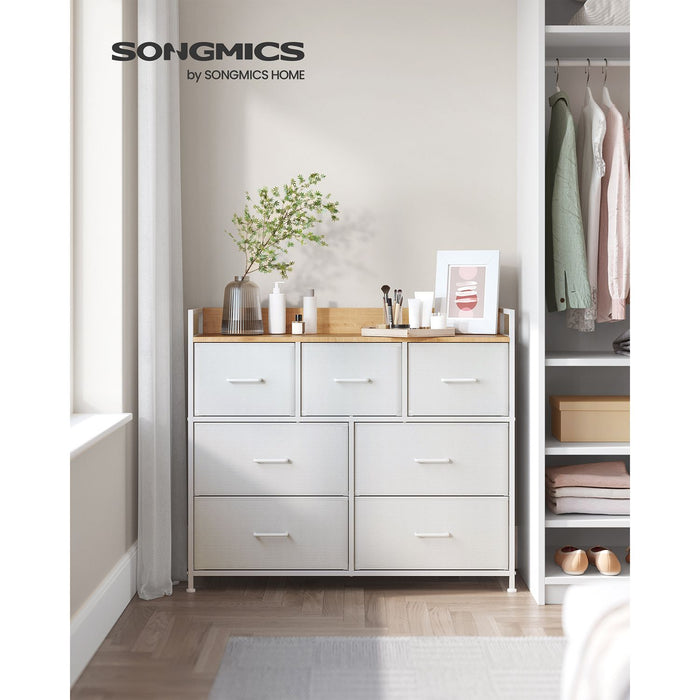 SONGMICS | Kommode mit 7 Stoffschubladen