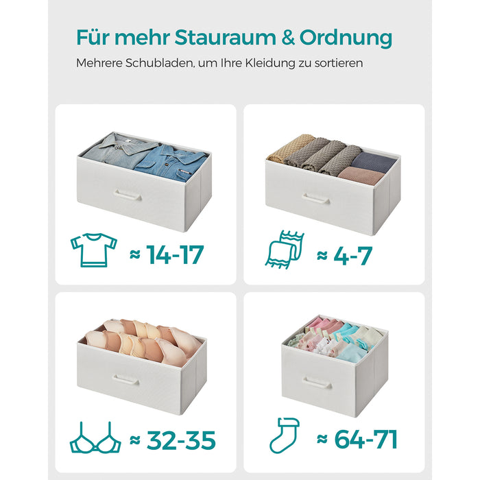 SONGMICS | Kommode mit 7 Stoffschubladen