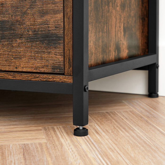 NEU | VASAGLE | Industriestil TV-Schrank mit 3 Schubladen