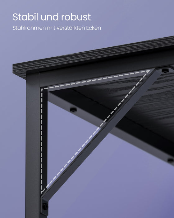 NEU | VASAGLE | Schreibtisch Industrie-Design schwarz