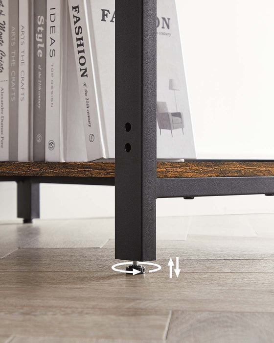 NEU | VASAGLE | Schreibtisch vintagebraun-schwarz