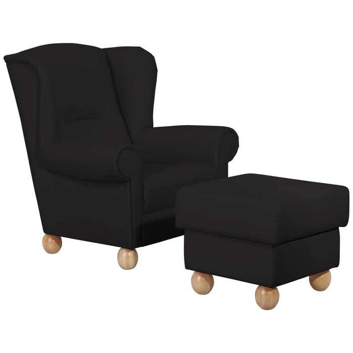 NEU Max Winzer | Monarch | Sessel | Ohrenbackensessel