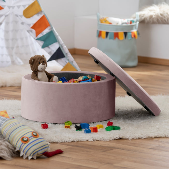 NEU Max Winzer | Moonlight | Hocker | Kinderhocker | Samtvelours | Füße Kunststoff Schwarz (Gleiter)