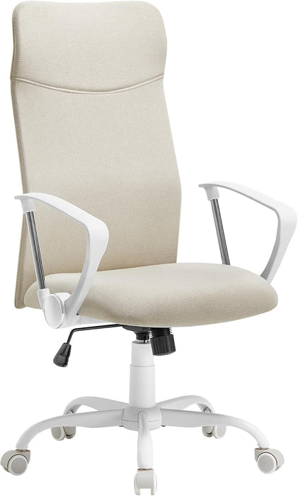 AUSLAUF SONGMICS | Office Chair, Ergonomic Swivel Chair, Padded Seat, Fabric Cover, Adjustable und Tilting