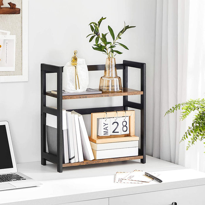 SONGMICS | Gewürzregal mit 2 Ebenen