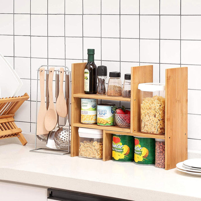 SONGMICS | DIY-Tischregal aus Bambus