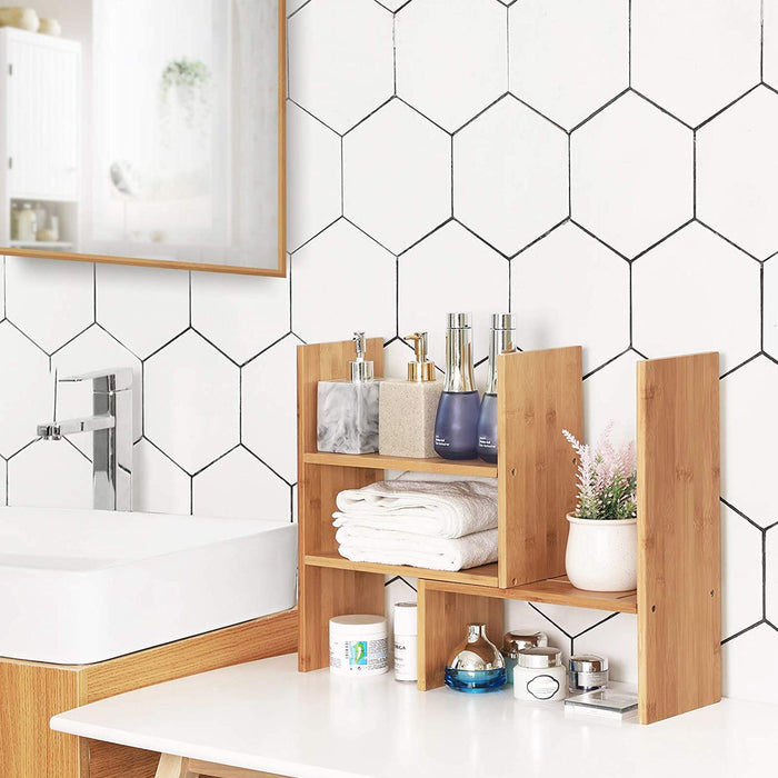 SONGMICS | DIY-Tischregal aus Bambus