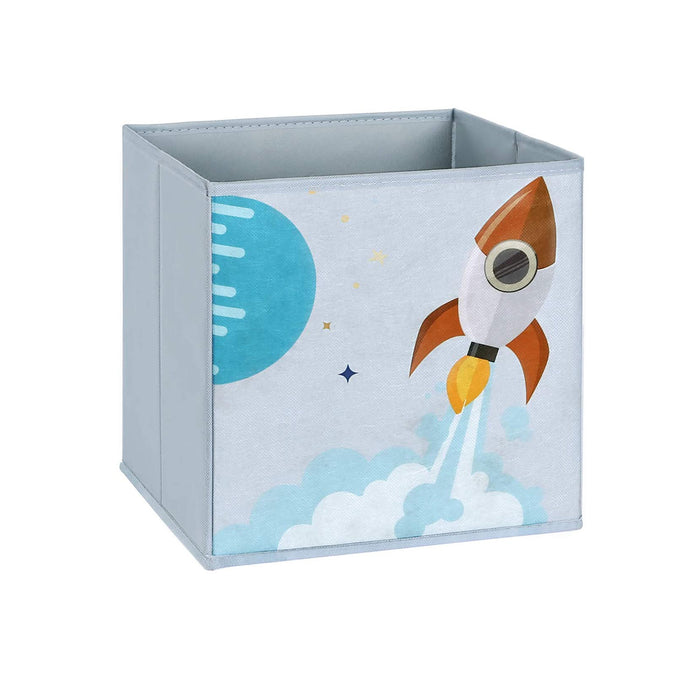 AUSLAUF SONGMICS | Toy und Book Organiser for Kids, Multi-Functional Storage Unit with 2 Storage Boxes, High Capacity, Universal Theme, for Playroom, Bedroom, Living Room, weiß GKR42WT