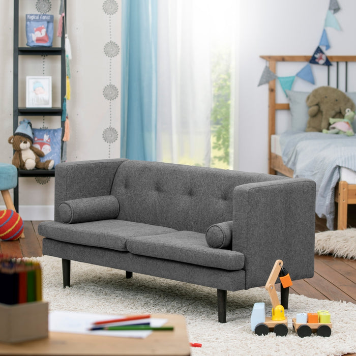 NEU Max Winzer | Orion | Sofa | Sofa 2-Sitzer | Flachgewebe | Füße Buche Schwarz (rund)