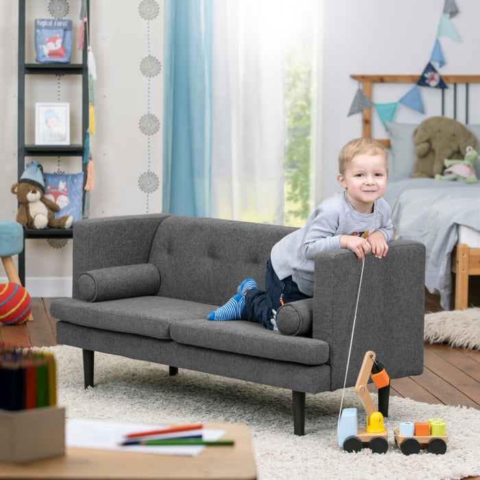 NEU Max Winzer | Orion | Sofa | Sofa 2-Sitzer | Flachgewebe | Füße Buche Schwarz (rund)