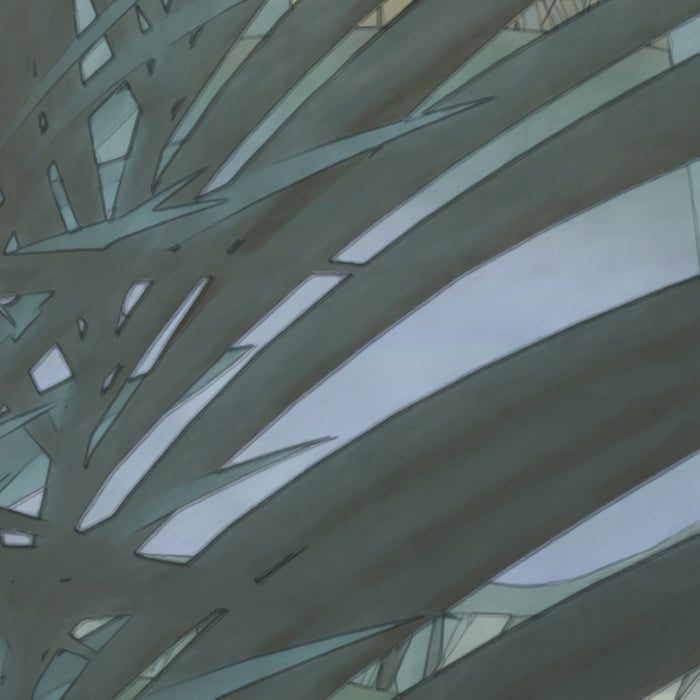 Digitaldruck Vlies Fototapete | Misty Jungle | 400 x 250 cm