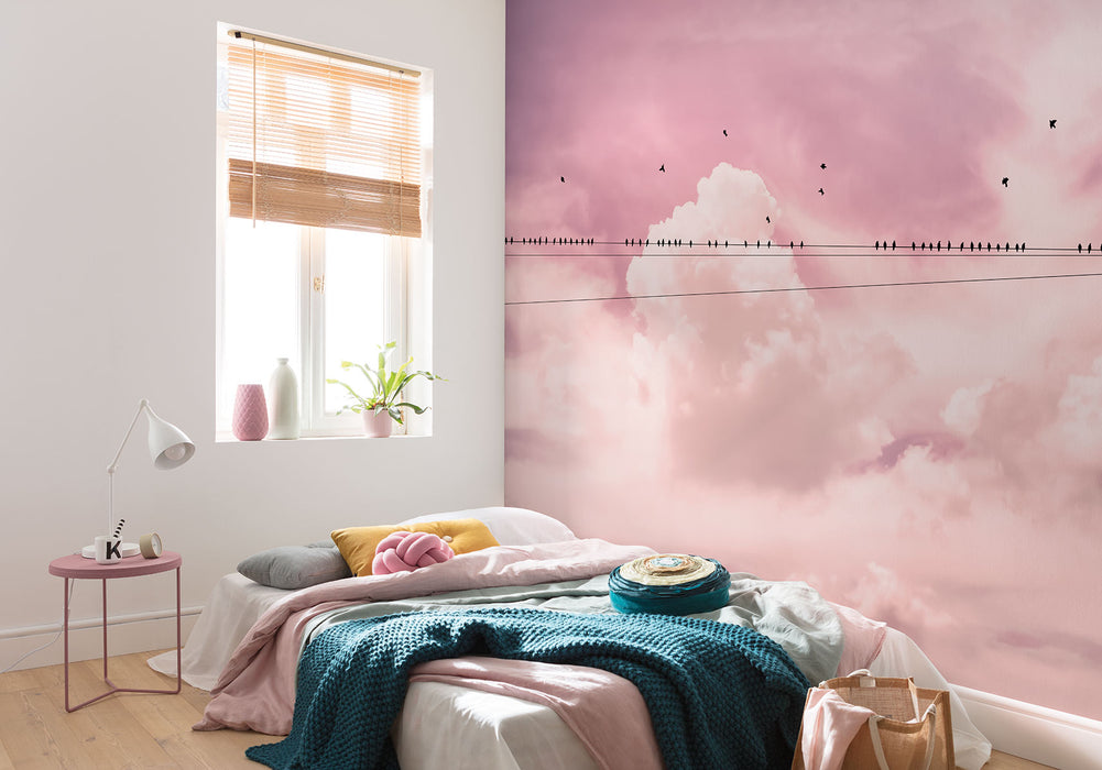 Digitaldruck Vlies Fototapete | Cloud Wire | 400 x 250 cm