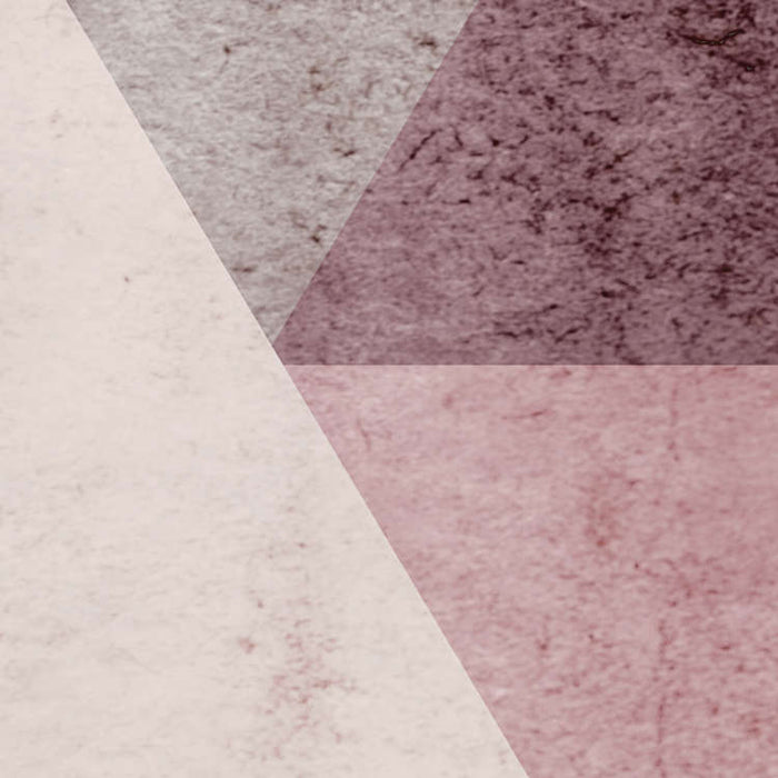 Digitaldruck Vlies Fototapete | Triangles Red | 400 x 250 cm