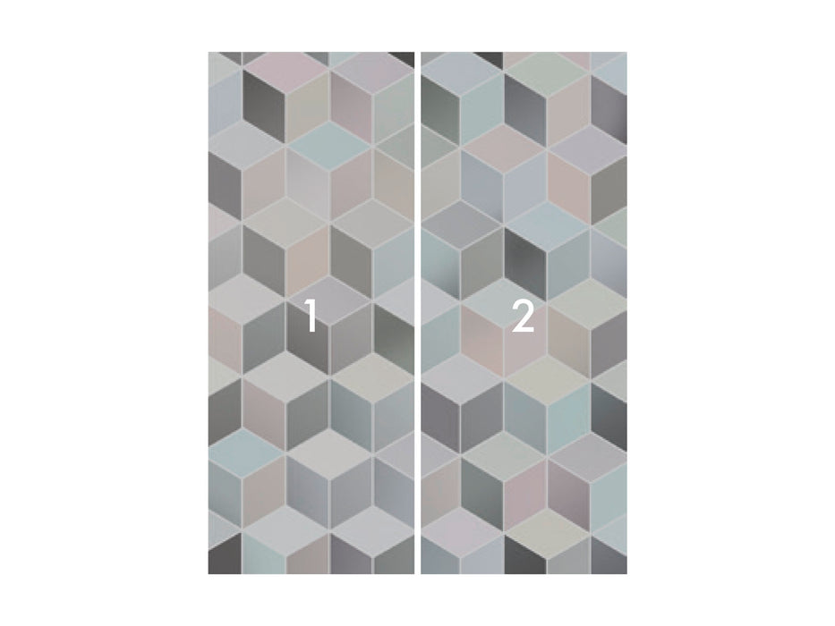 Digitaldruck Vlies Fototapete | Cubes Pastel | 200 x 250 cm