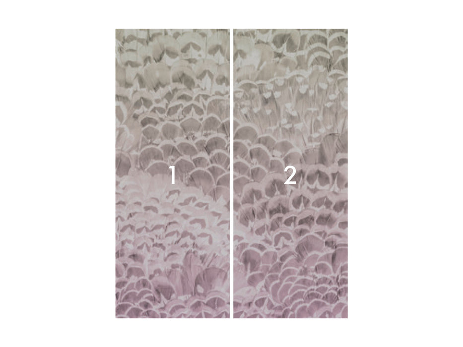 Digitaldruck Vlies Fototapete | Pale Feathers | 200 x 250 cm